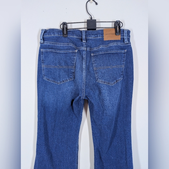 Lucky Brand Sweet Mid Rise Flare Jeans 10/30 Stretch Bootcut Y2K Denim - Picture 8 of 10